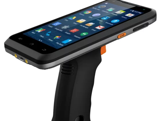 pda douchette scanner controle acces billets avec poignee rtpl60 cote