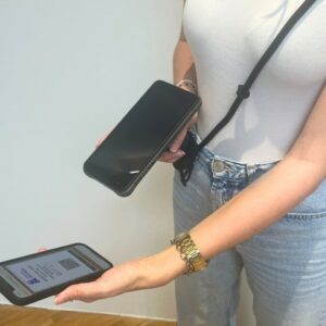 Cordon ajustable scanner